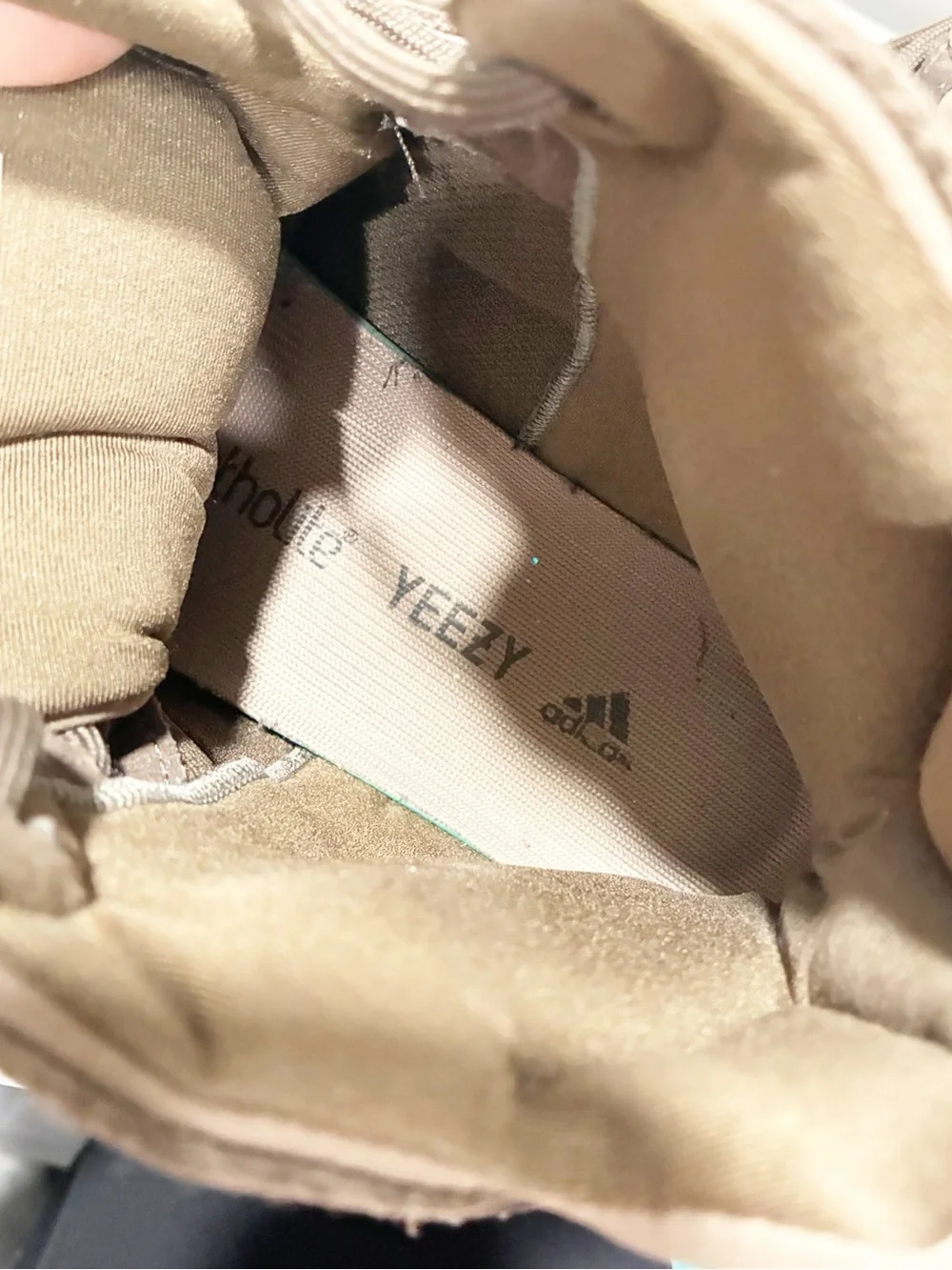 Yeezy 500 High Brown Suede Leather Mid Top Sneaker Boots Size 9.5
